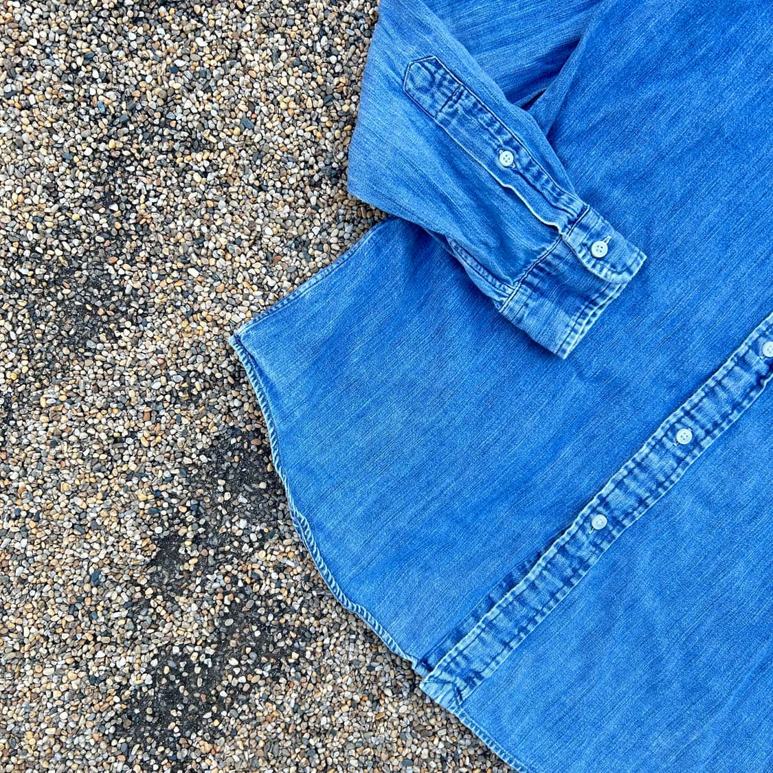 폴로 랄프로렌(polo ralph lauren) 샴브레이 데님 셔츠 상품이미지3