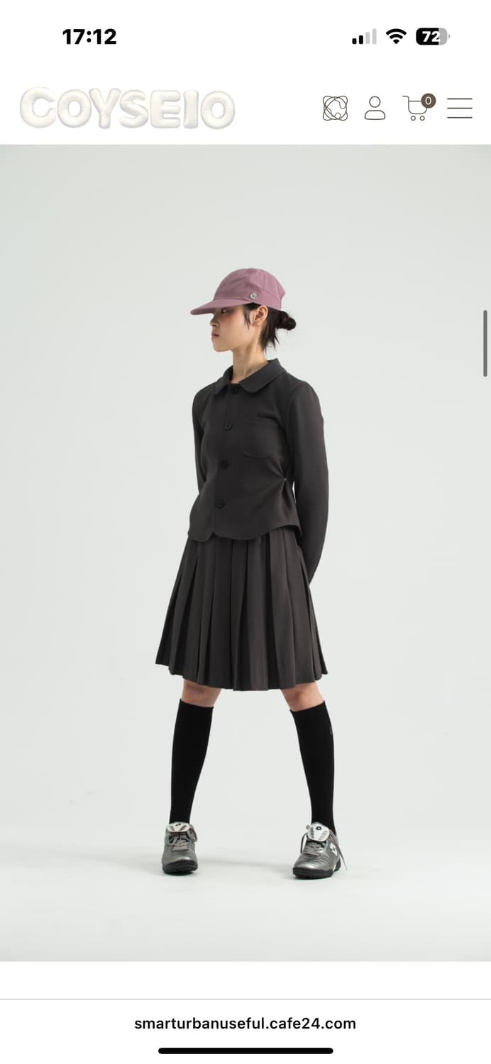 스마트어반유즈풀 코이세이오 셋업 플리츠 스커트 자켓 상품이미지1