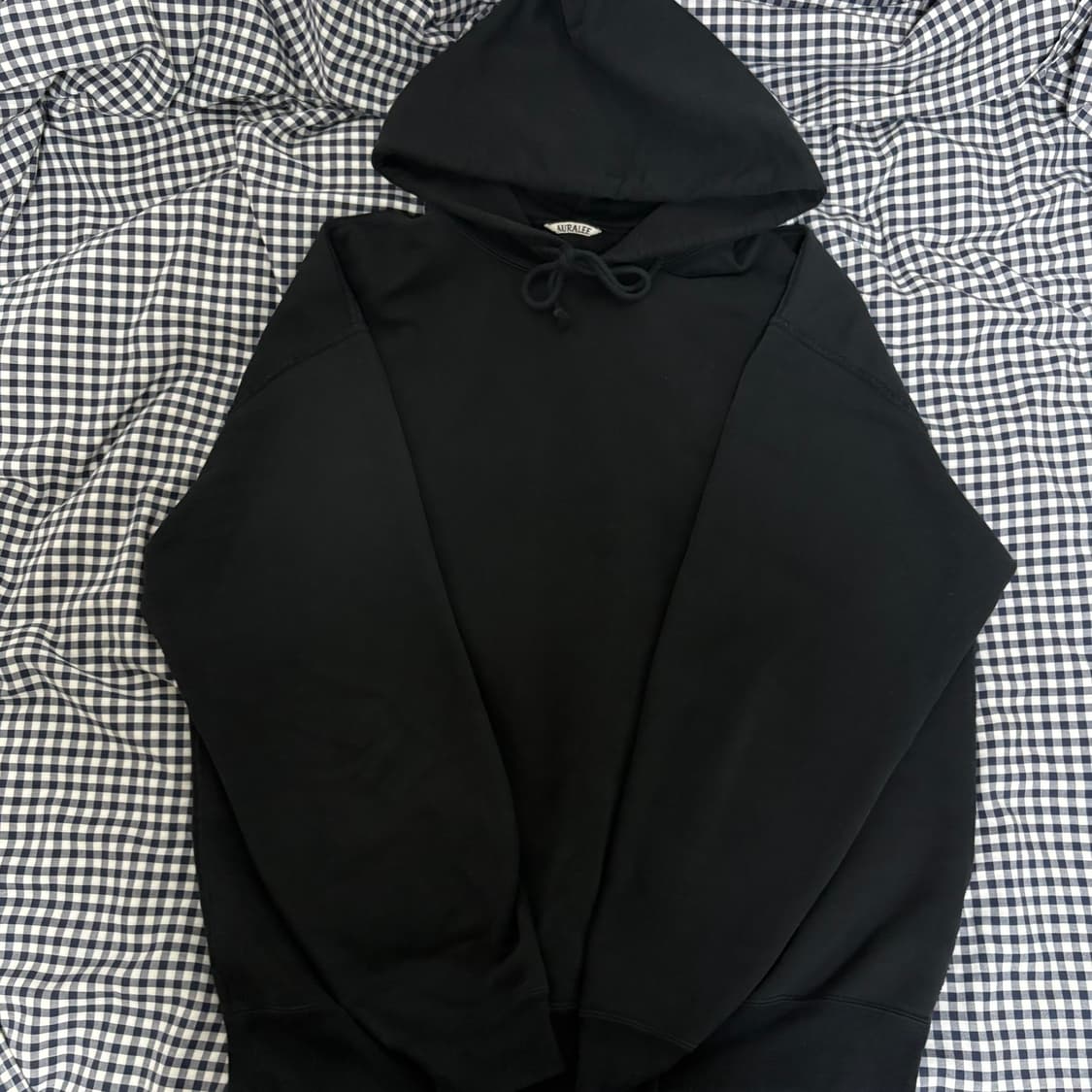 Auralee 오라리 후드 블랙 4 상품이미지1