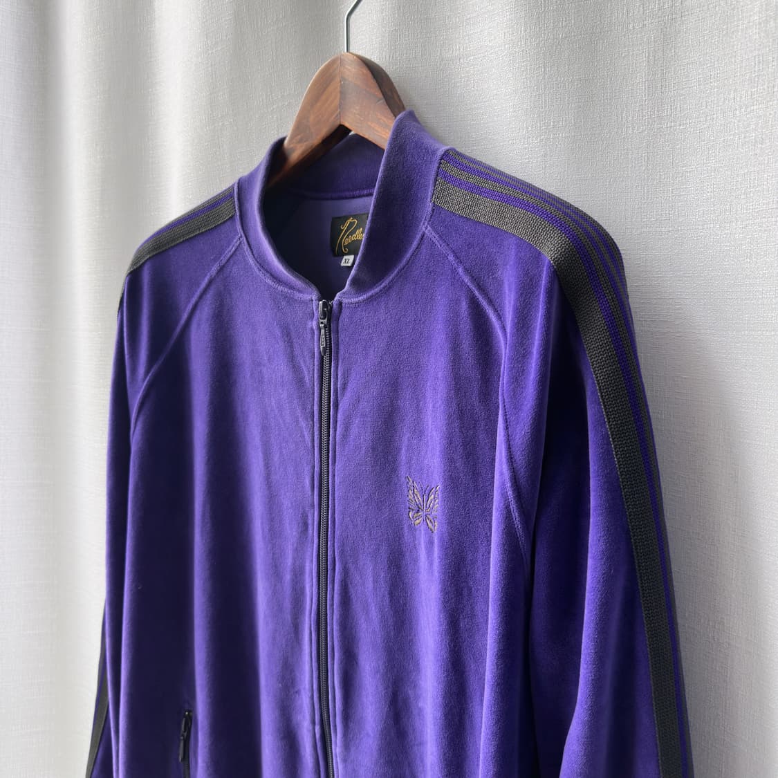 니들스 23AW RC 벨루어 트랙 자켓 퍼플 XL 상품이미지5