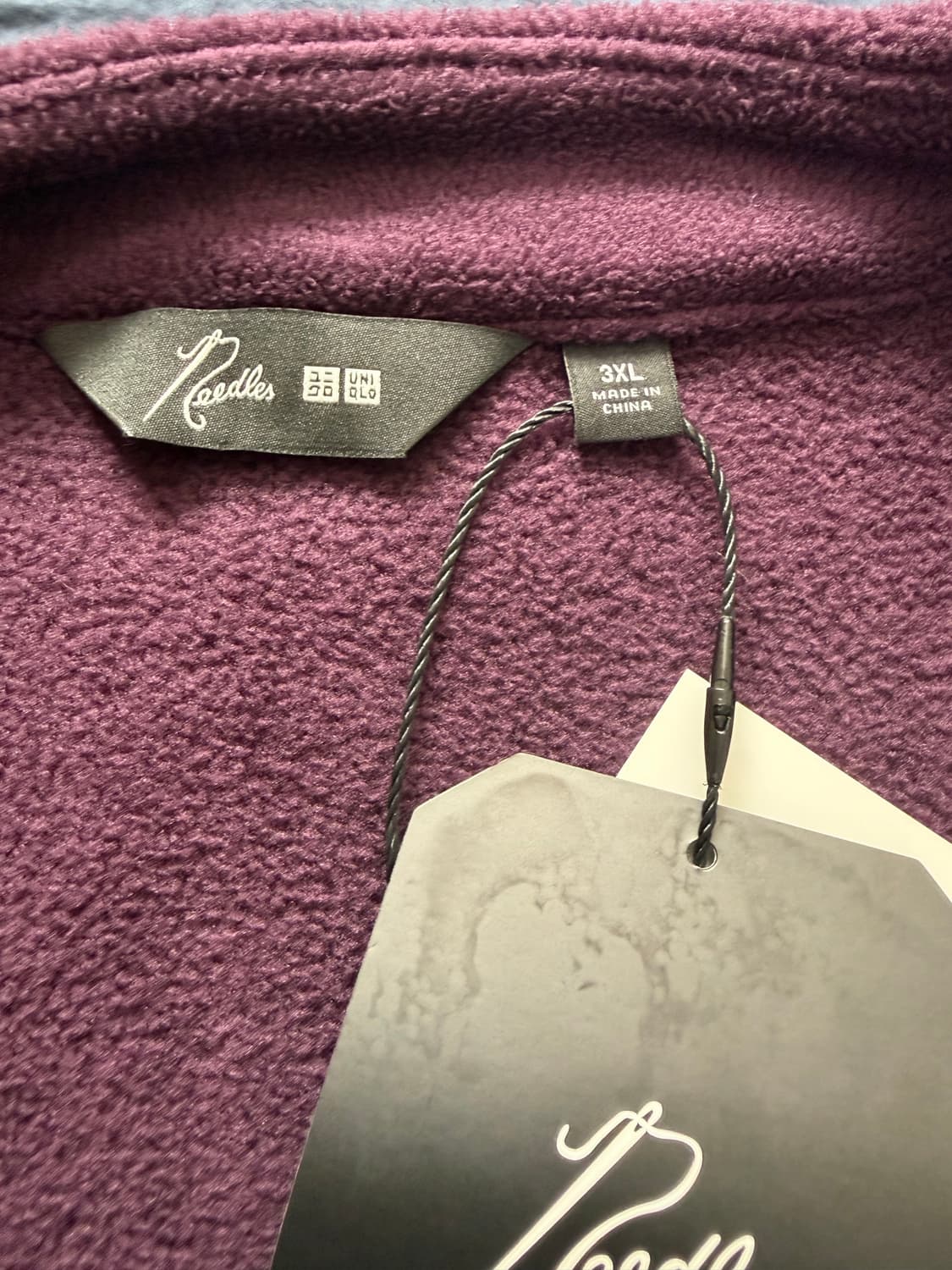 유니클로 니들스 가디건 3xl xxxl 퍼플 상품이미지2
