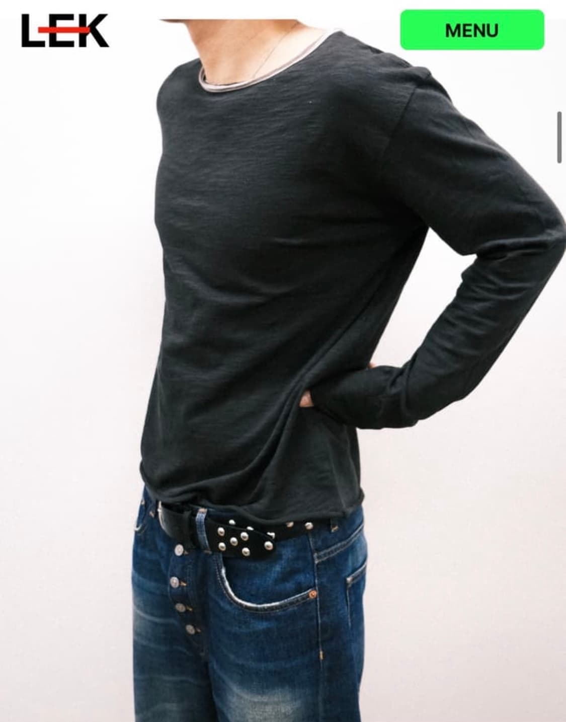 리키 롱슬리브 블랙 상품이미지1