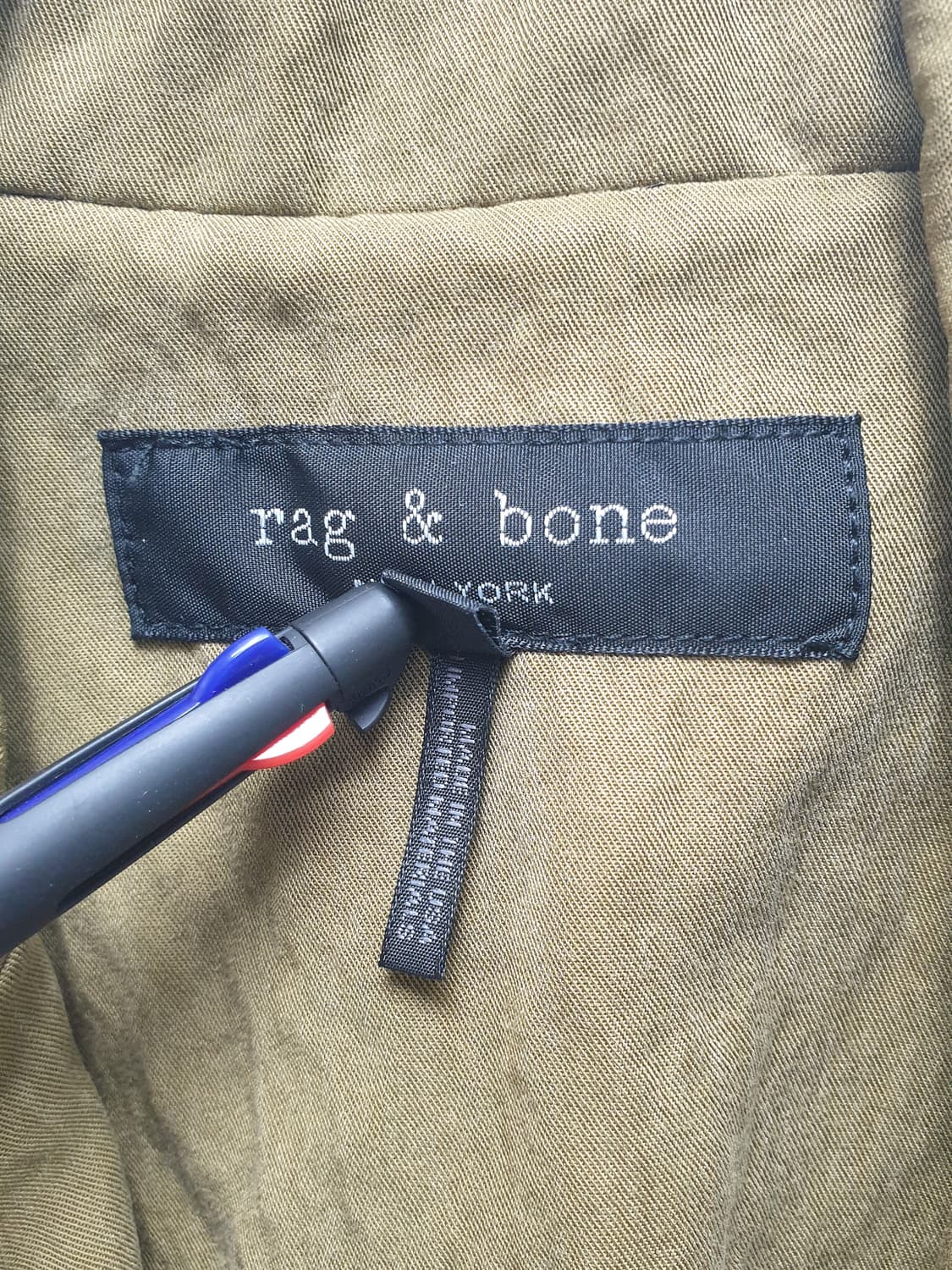 래그앤본 더블 블레이저 카키색 상품이미지4