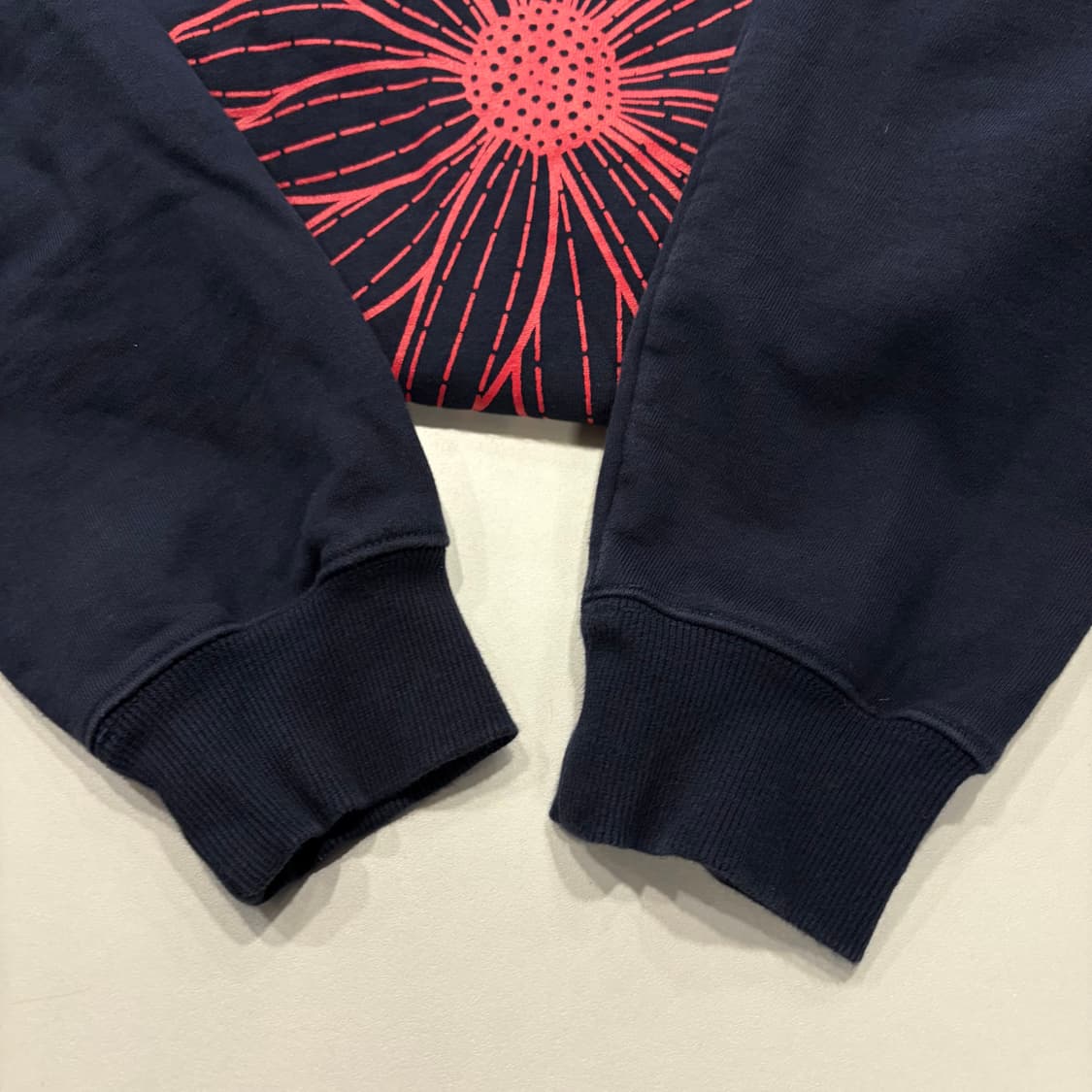 [OS] 마르디 메크르디 플라워 네이비 맨투맨 D760 상품이미지5