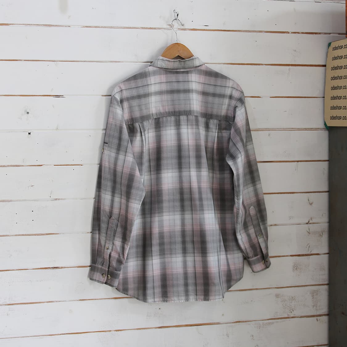 (착용컷) Columbia 체크 셔츠 (남성용 100) 상품이미지2