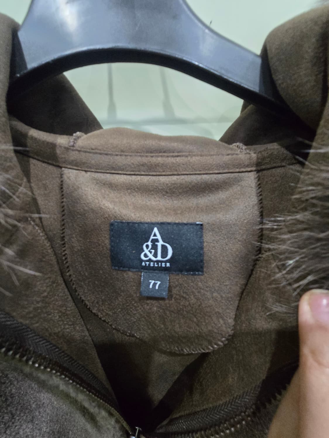 A&D Atelier의 여우털 후드 코트 상품이미지9