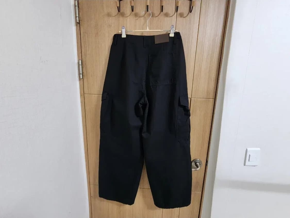 (M)여성 OOT 와이드 카고 팬츠 블랙 상품이미지3