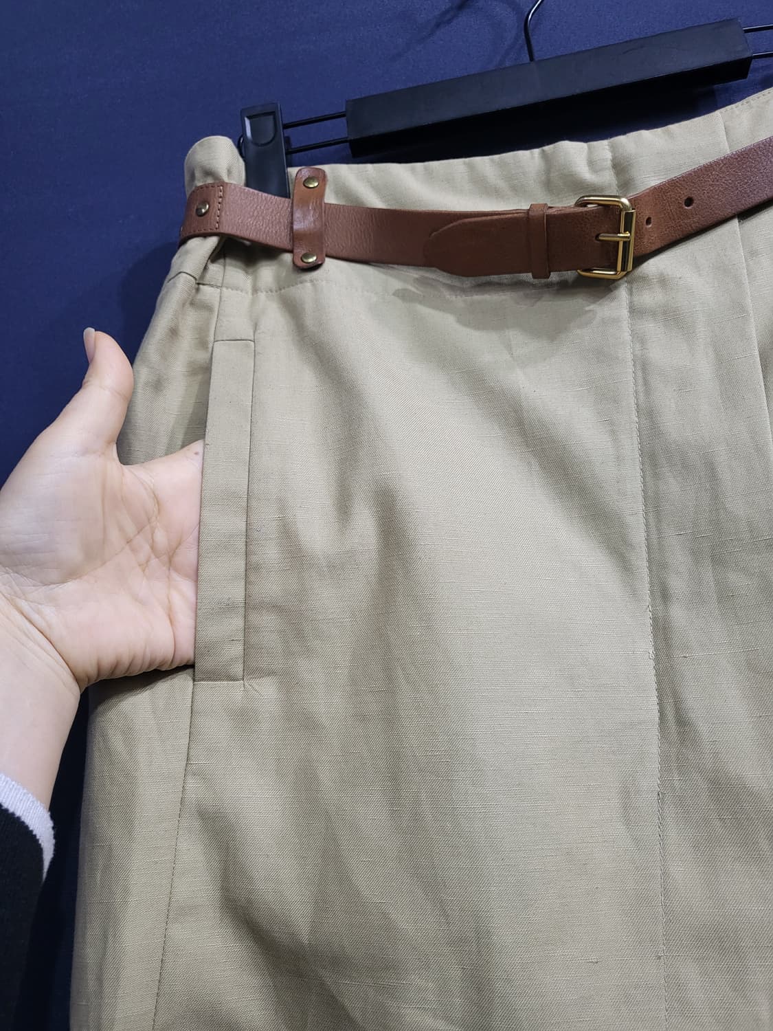 이자벨마랑 벨트 스커트 상품이미지3