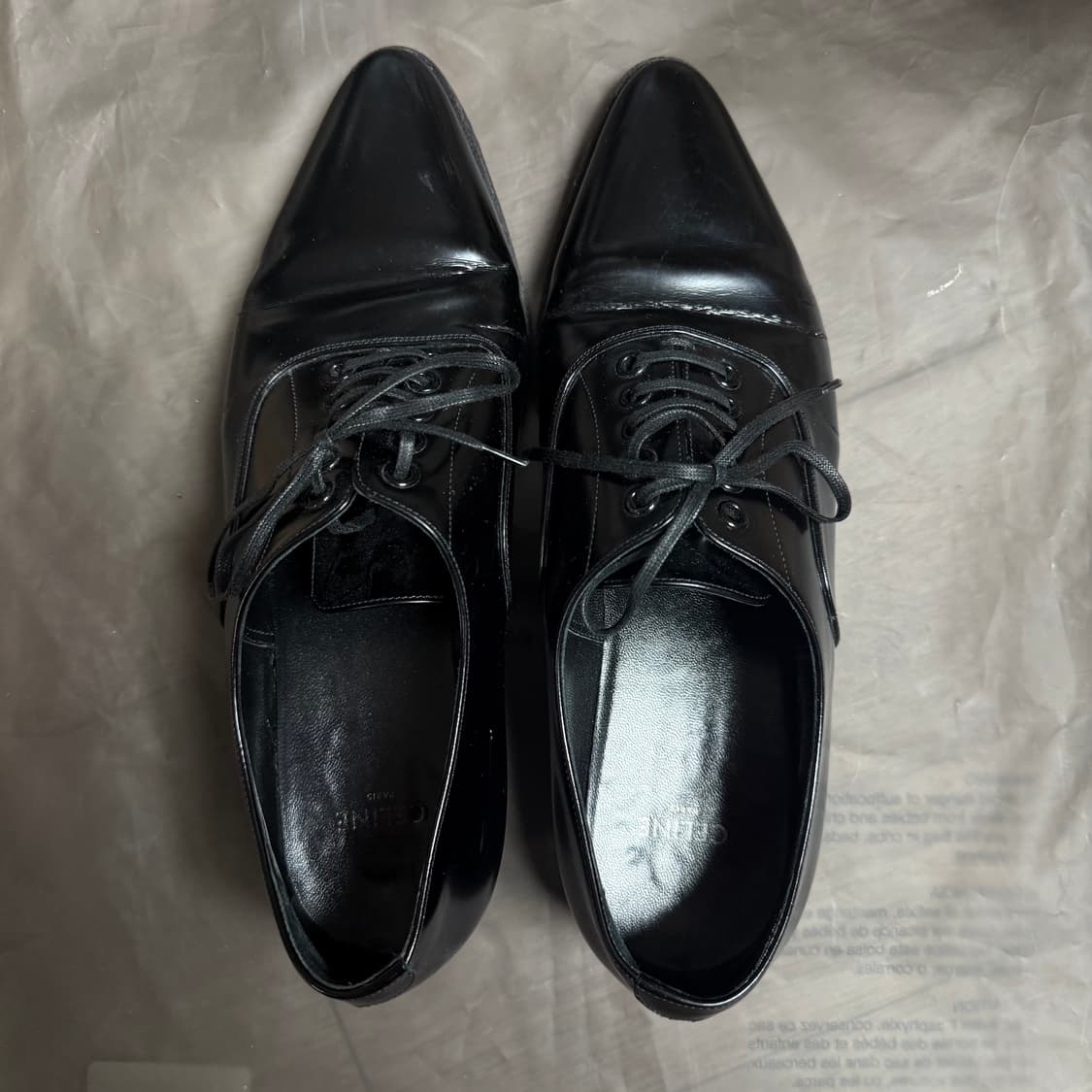 셀린느 블랙 로퍼 더비슈즈 37 상품이미지3
