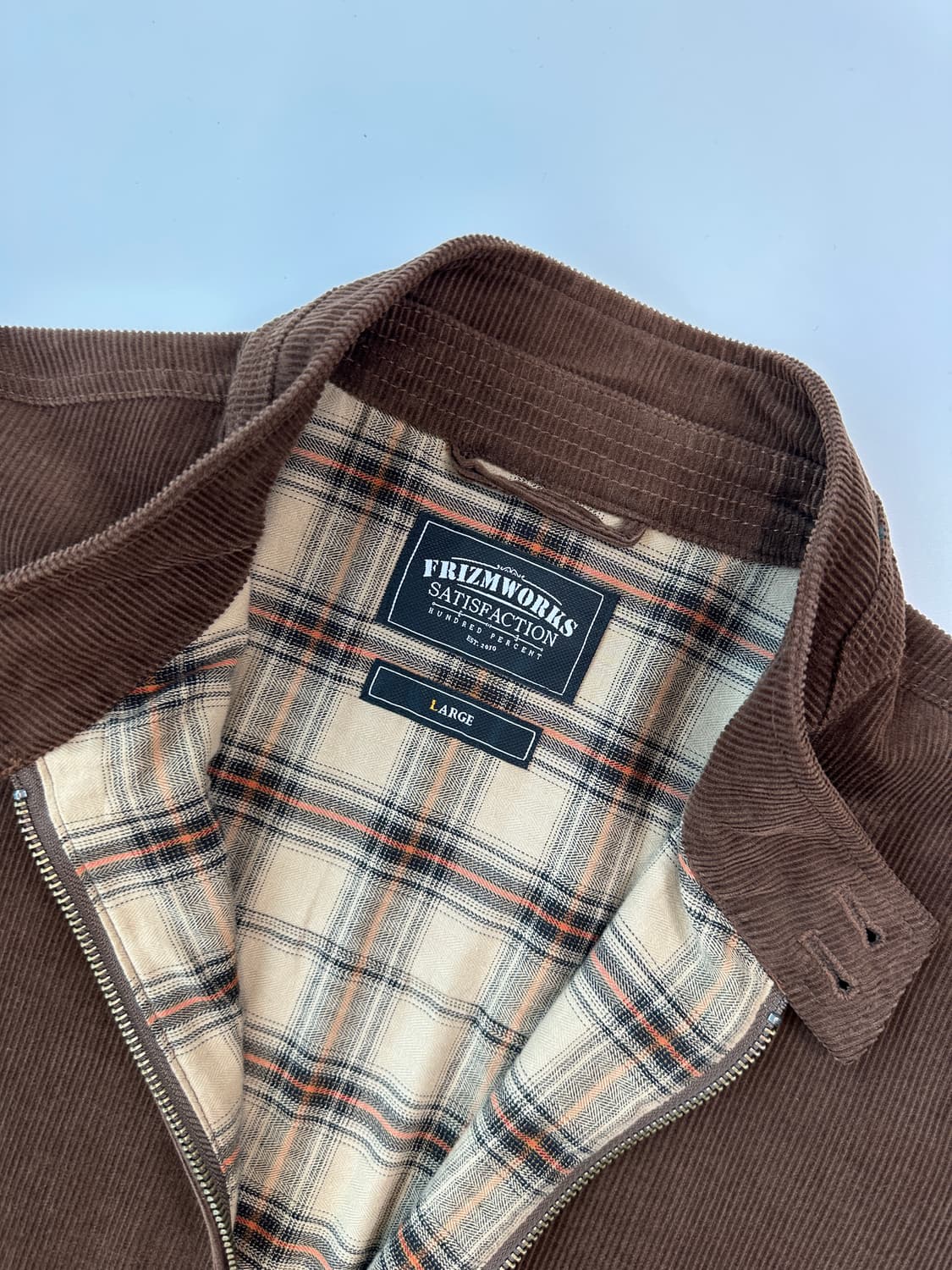 프리즘웍스 코듀로이 헤링턴 자켓 L 상품이미지4