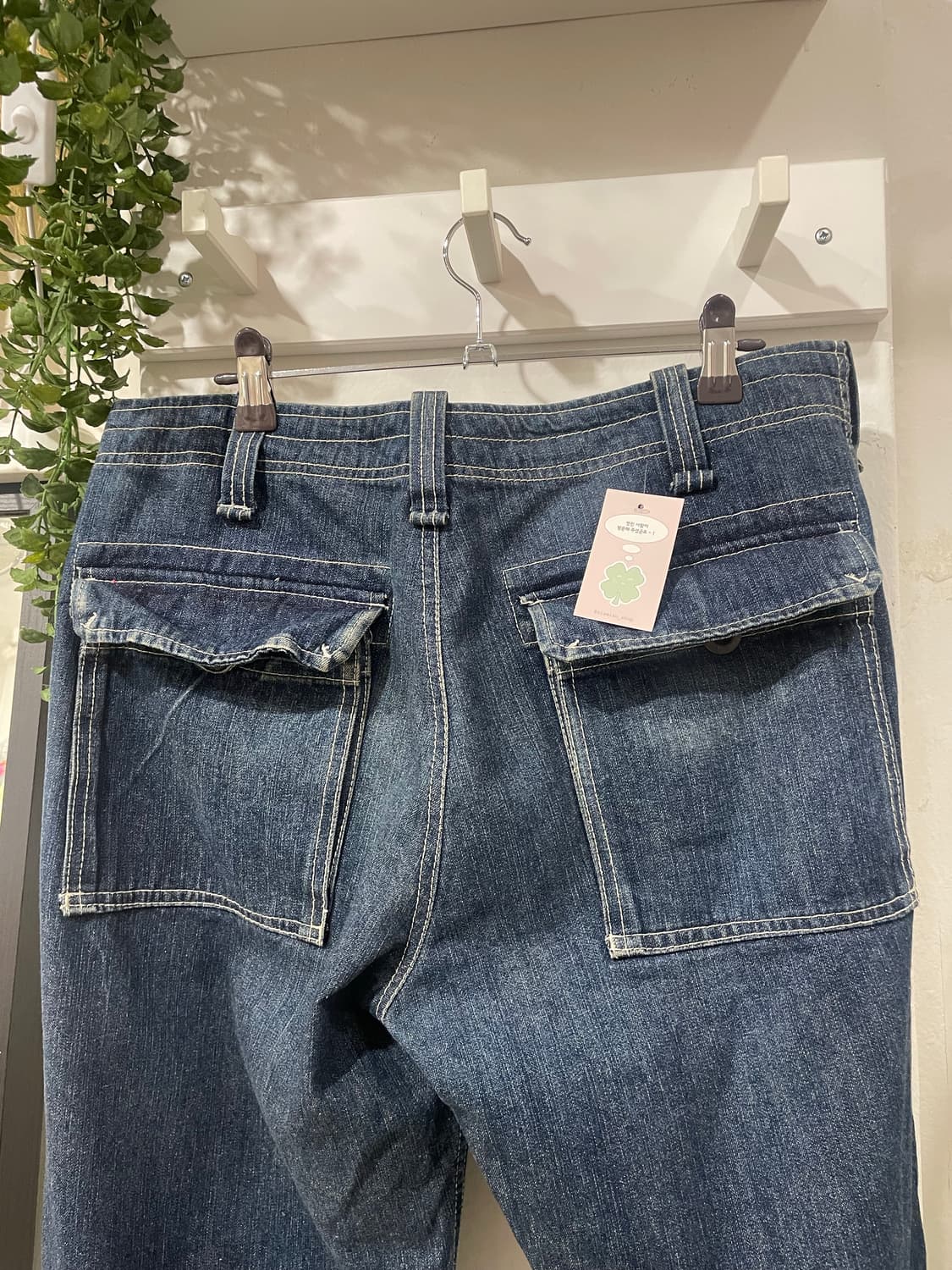 Vintage Stitch Wide Denim Pants 상품이미지8