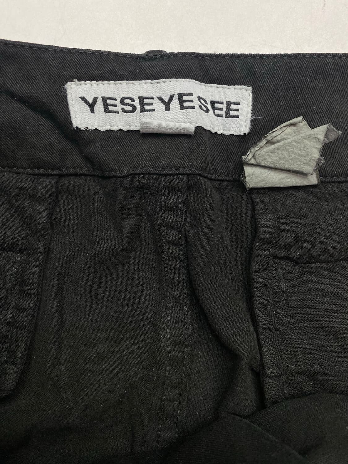 예스아이씨 타이다잉 블랙 팬츠 상품이미지4