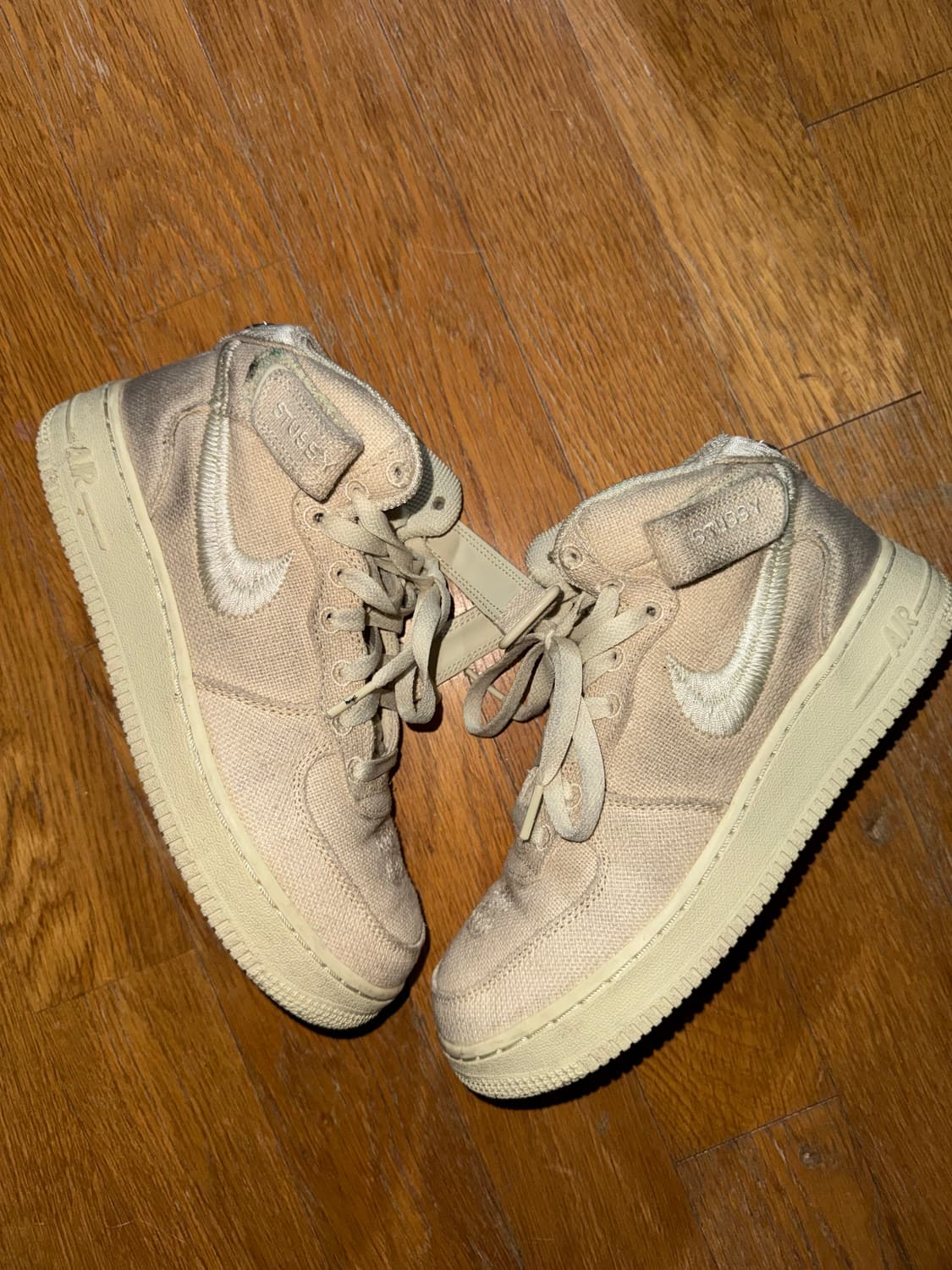 나이키 x 스투시 에어포스 1 미드 피슬 235 상품이미지3