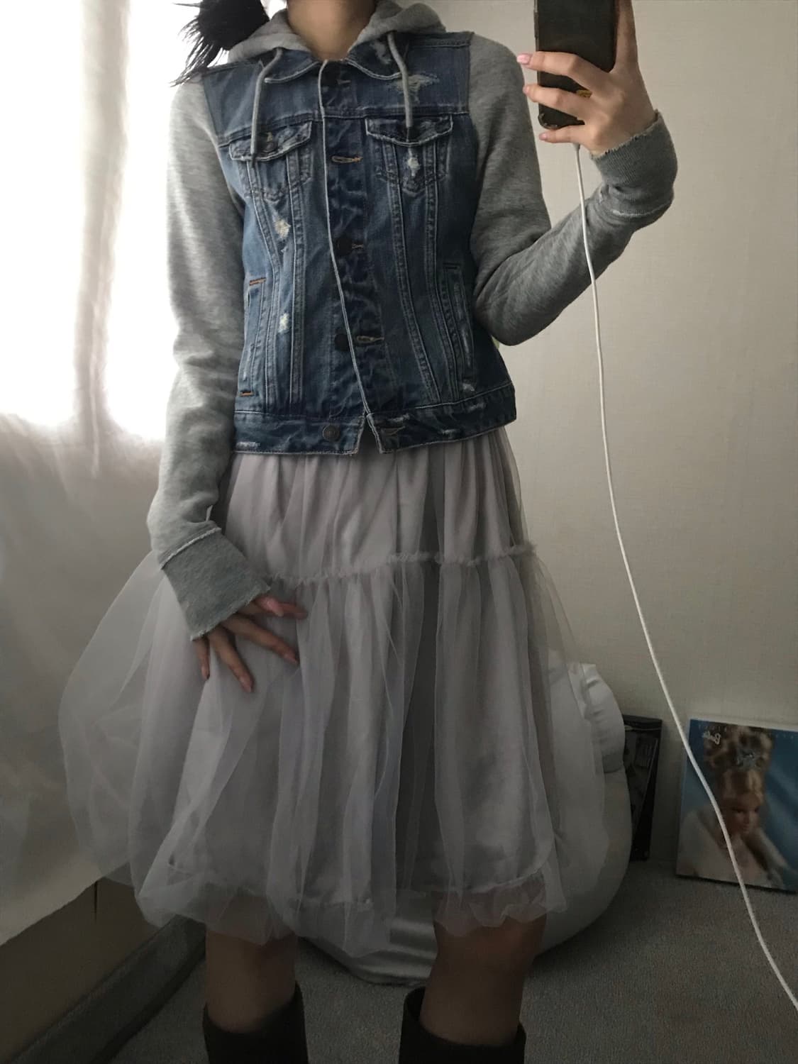 아베크롬비 후드 데님자켓 상품이미지4