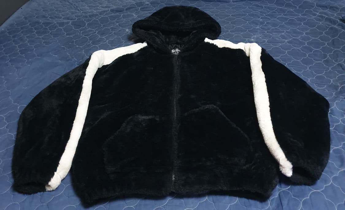 RE BORN by HS 후디 혜비 후리스 블랙 (XL) 상품이미지1