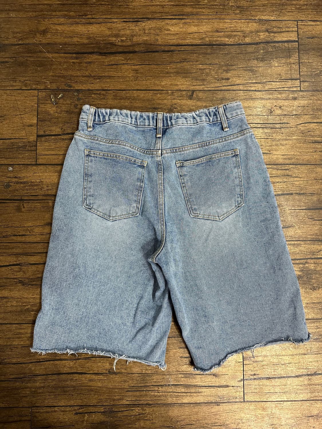 CALIN 리미티드 칼린 연청 데님 컷팅 반바지 28 상품이미지3