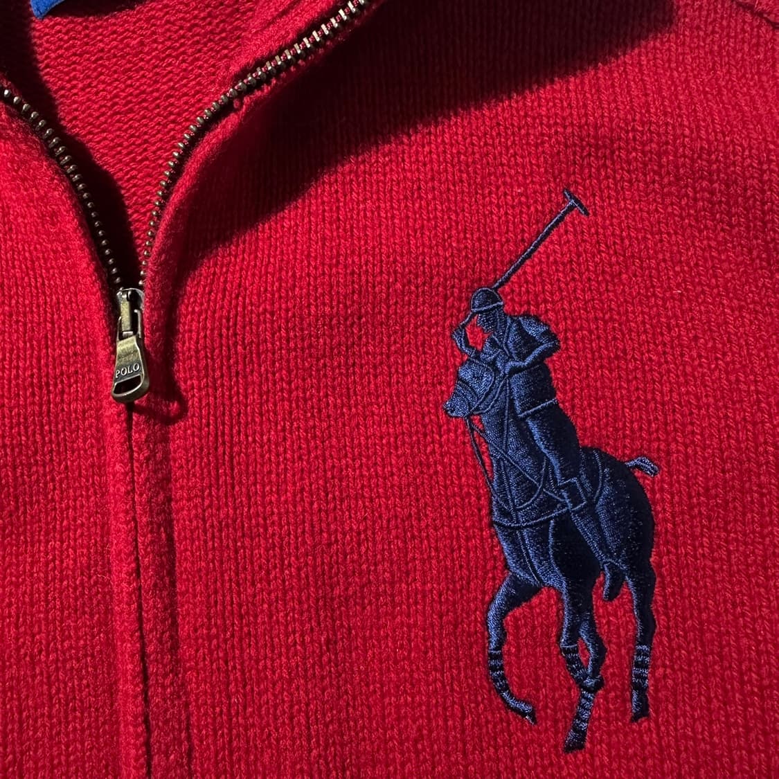 폴로 랄프로렌 빅포니 울 니트 집업 가디건 (신형QR) 상품이미지6