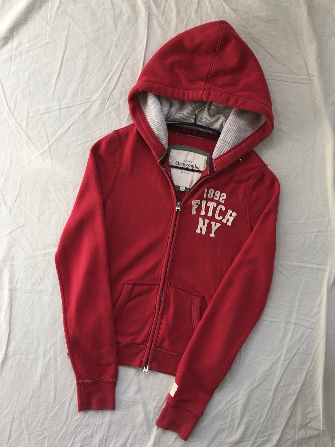 아베크롬비 로고 후드집업 상품이미지3