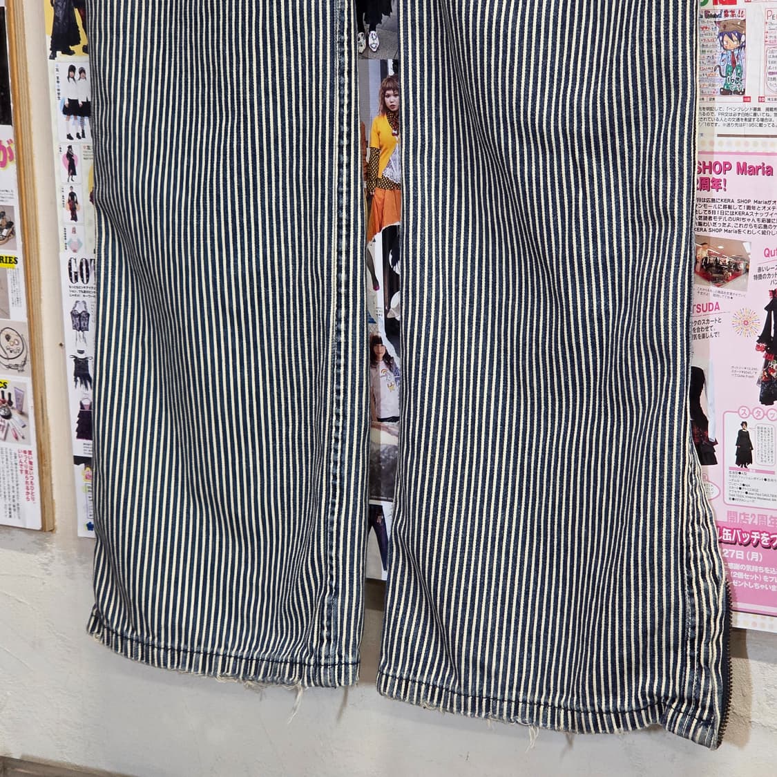 JPN 버튼플라이 로우라이즈 히코리 코튼팬츠 상품이미지9