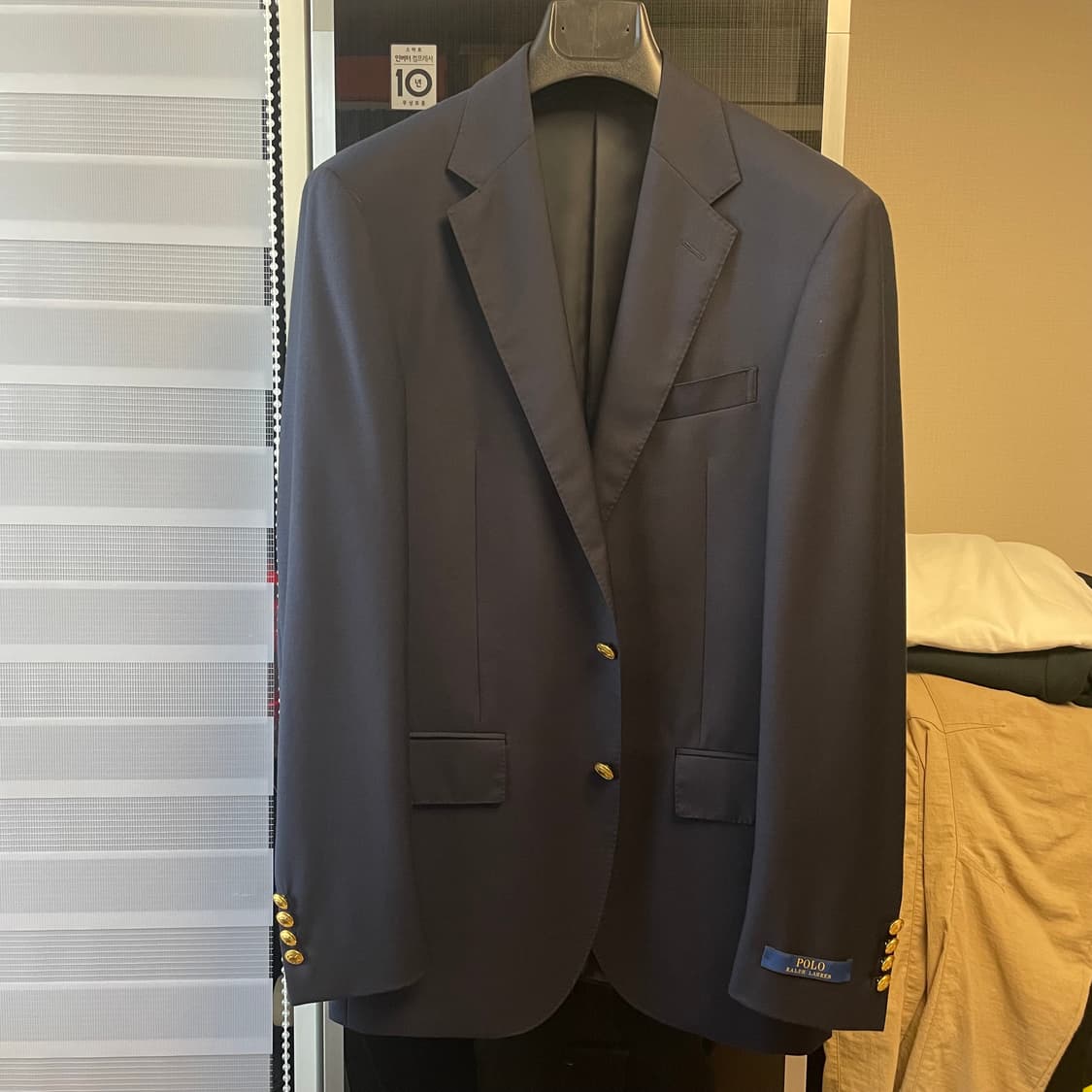 폴로 랄프로렌 금장자켓 38R 상품이미지1