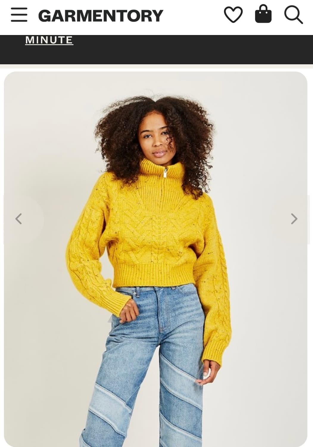 GANNI 가니 케이블 니트 스웨터 S 상품이미지1