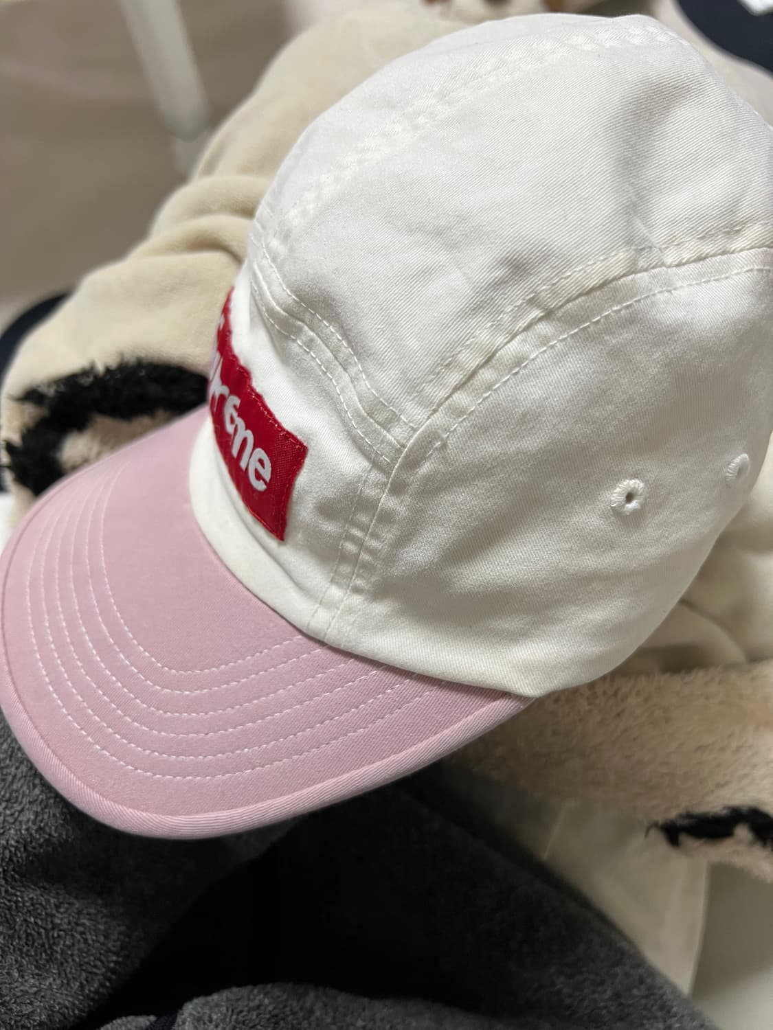 슈프림 투톤 트윌 캠프캡 22ss 상품이미지6