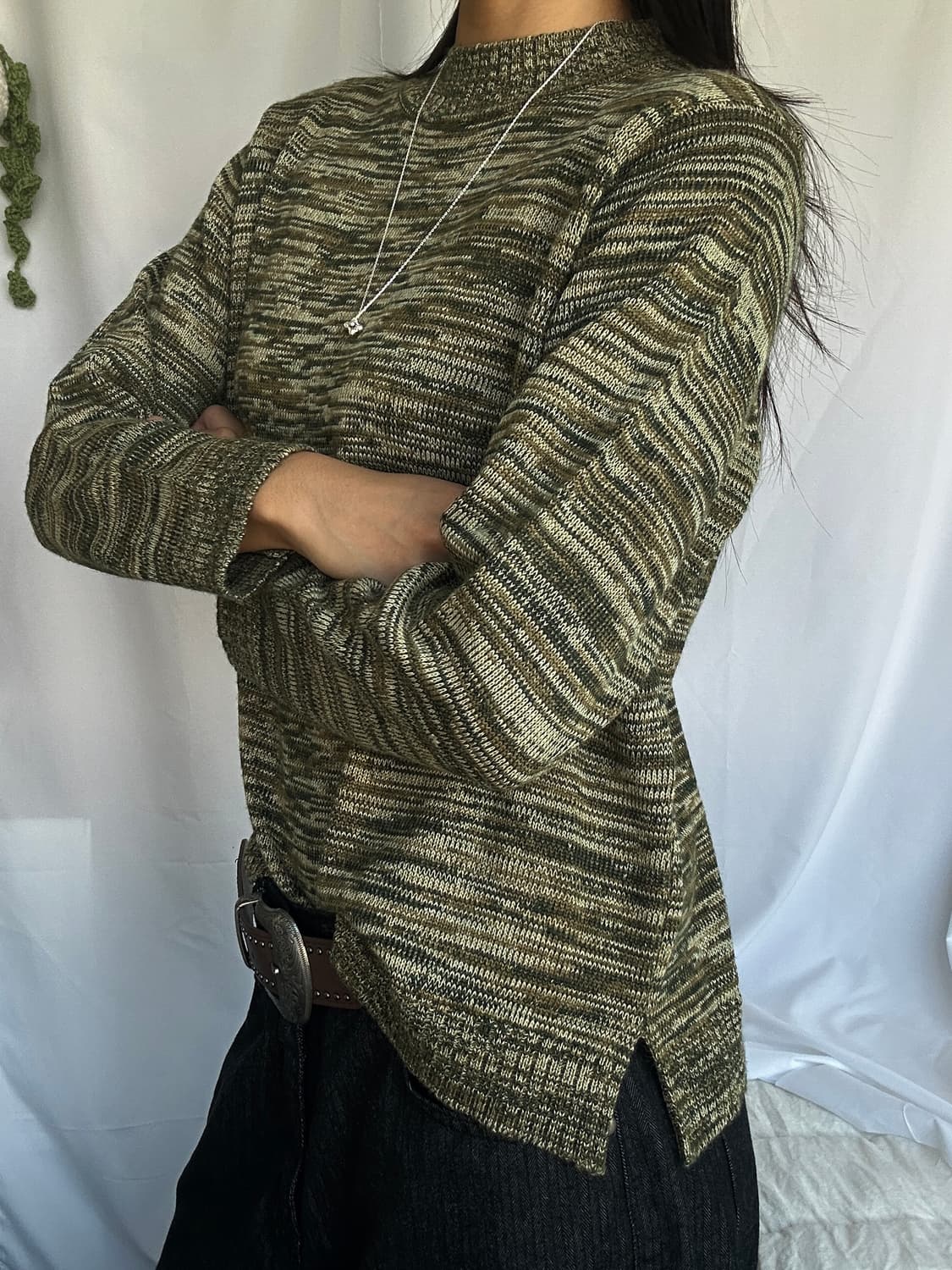 빈티지 패턴 니트 상품이미지4