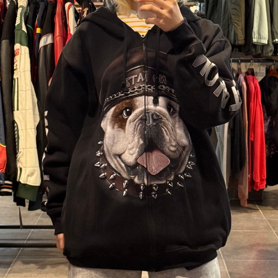 [NO.9] 불독 후드집업 상품이미지1