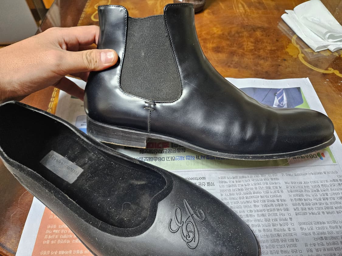 (8M) 엠포리오 아르마니 첼시부츠 상품이미지1