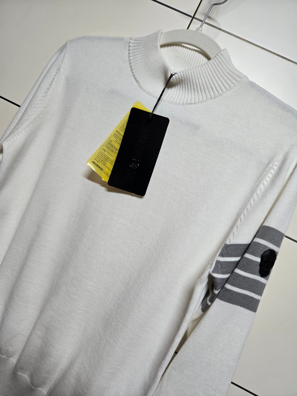 여성골프웨어 어메이징크리 반넥 니트 (새상품) 상품이미지3