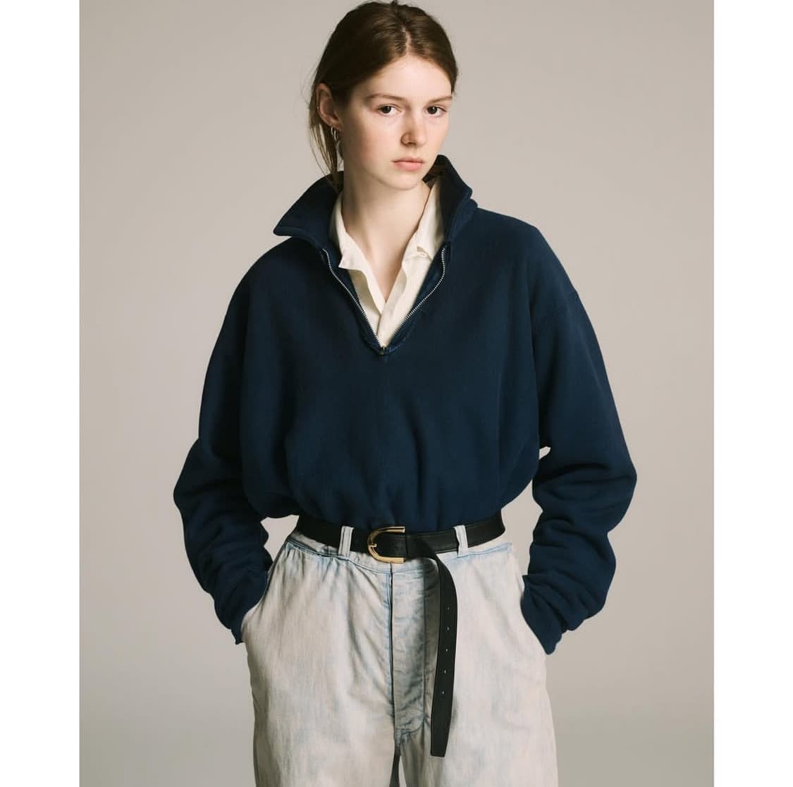 23aw Vintage Half Zip Sweatshirt 상품이미지8