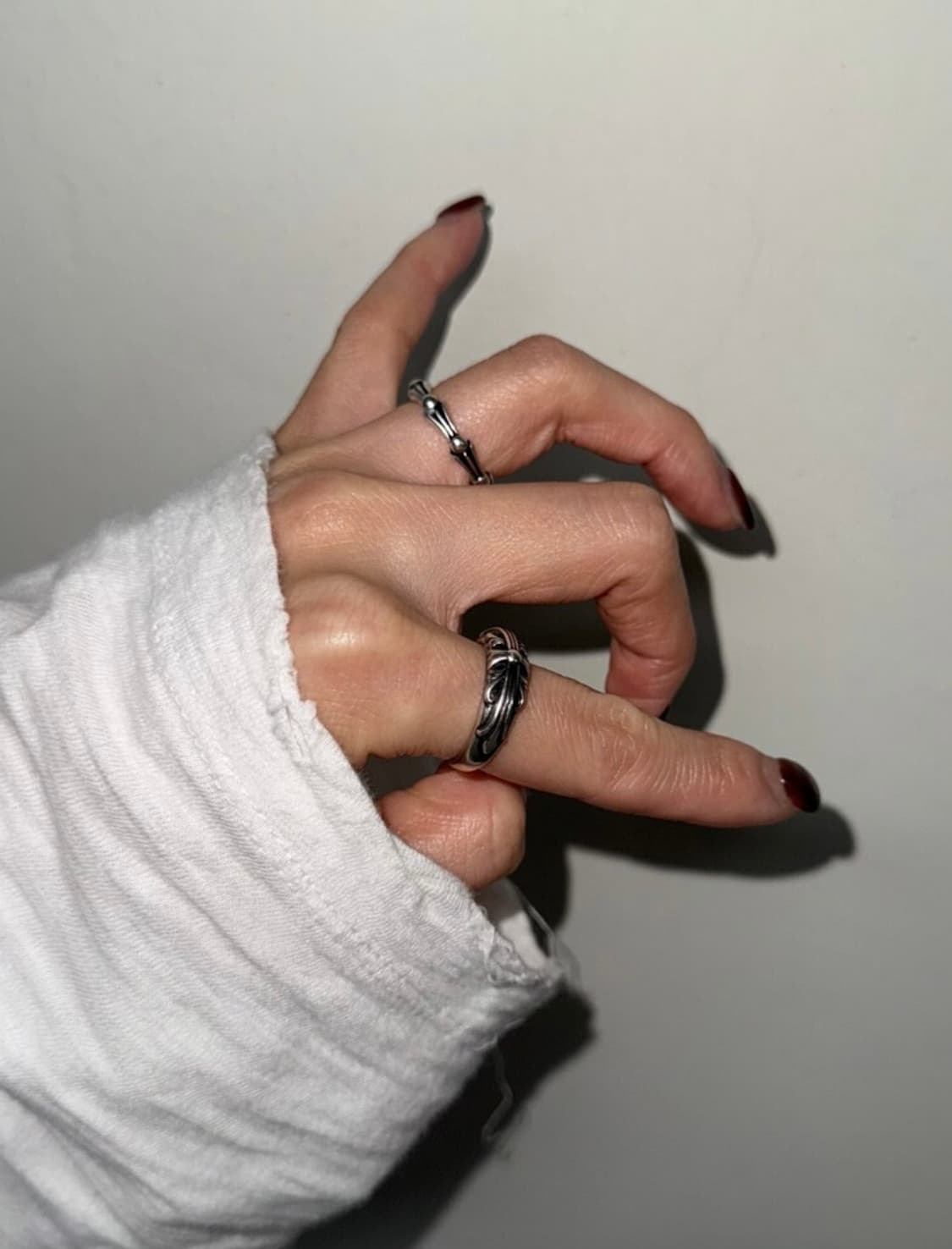 <남녀공용>실버925 오픈링 실버링 은반지 빈티지링 상품이미지8