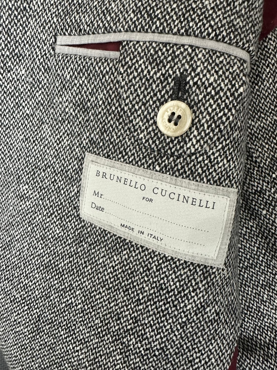 브루넬로 쿠치넬리 캐시미어 버진울 블레이저 자켓 새상품 상품이미지6