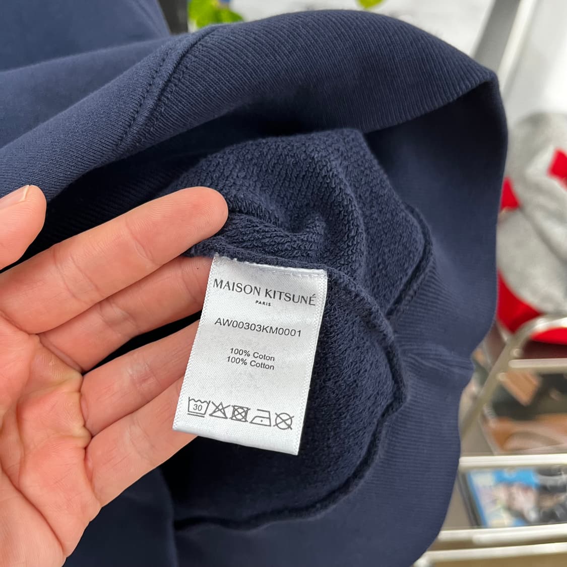 메종키츠네 맨투맨 S 상품이미지4
