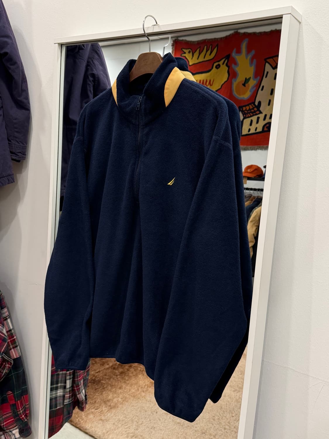 Nuatica 노티카 하프넥 집업 플리스 스웻 상품이미지1