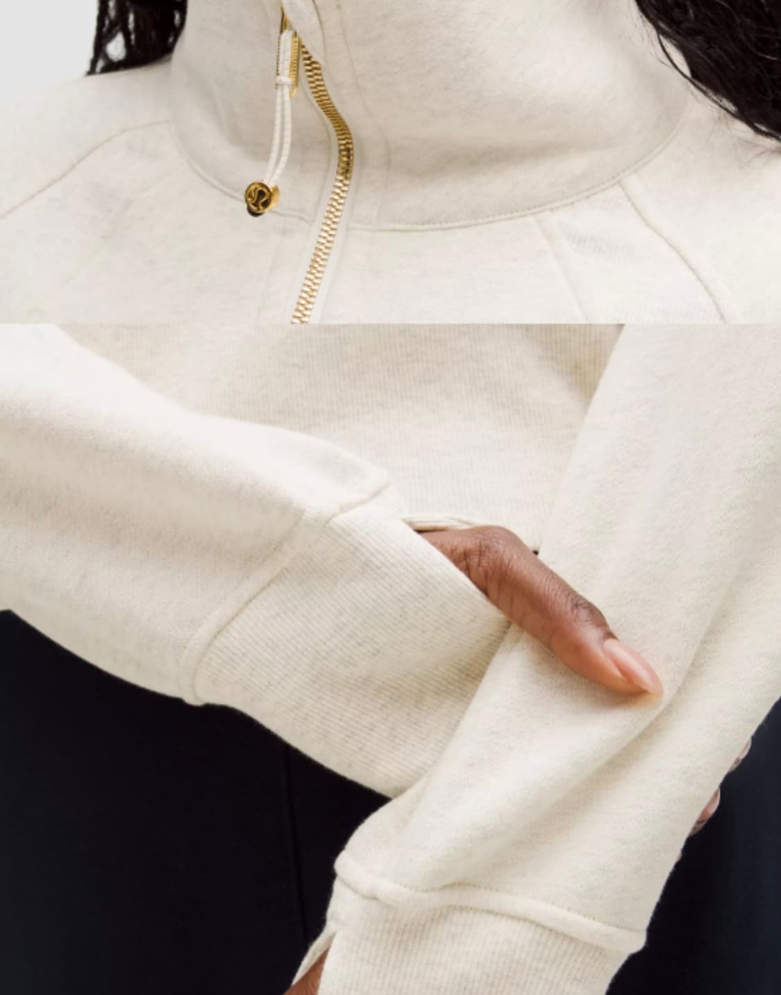 (새상품) 룰루레몬 스쿠바 오버사이즈 퍼넬넥 하프집업 상품이미지1