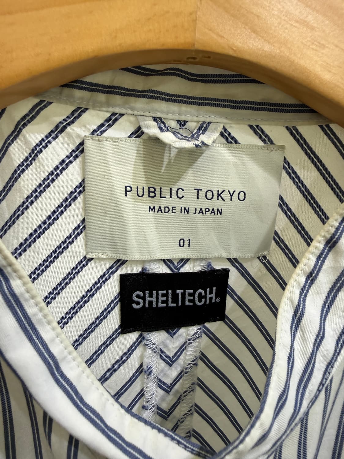 PUBLIC TOKYO (Made in Japan) 오버사이즈 셔츠  상품이미지6