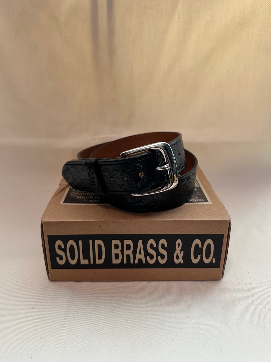 솔리드브라스앤코 벨트 블랙 Solidbrass 상품이미지1
