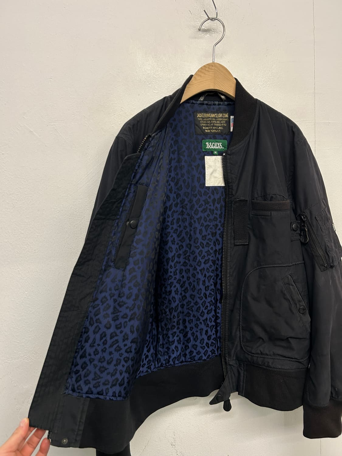 Schott NYC X DELUXE 8CUX MA-1 항공점퍼 상품이미지5