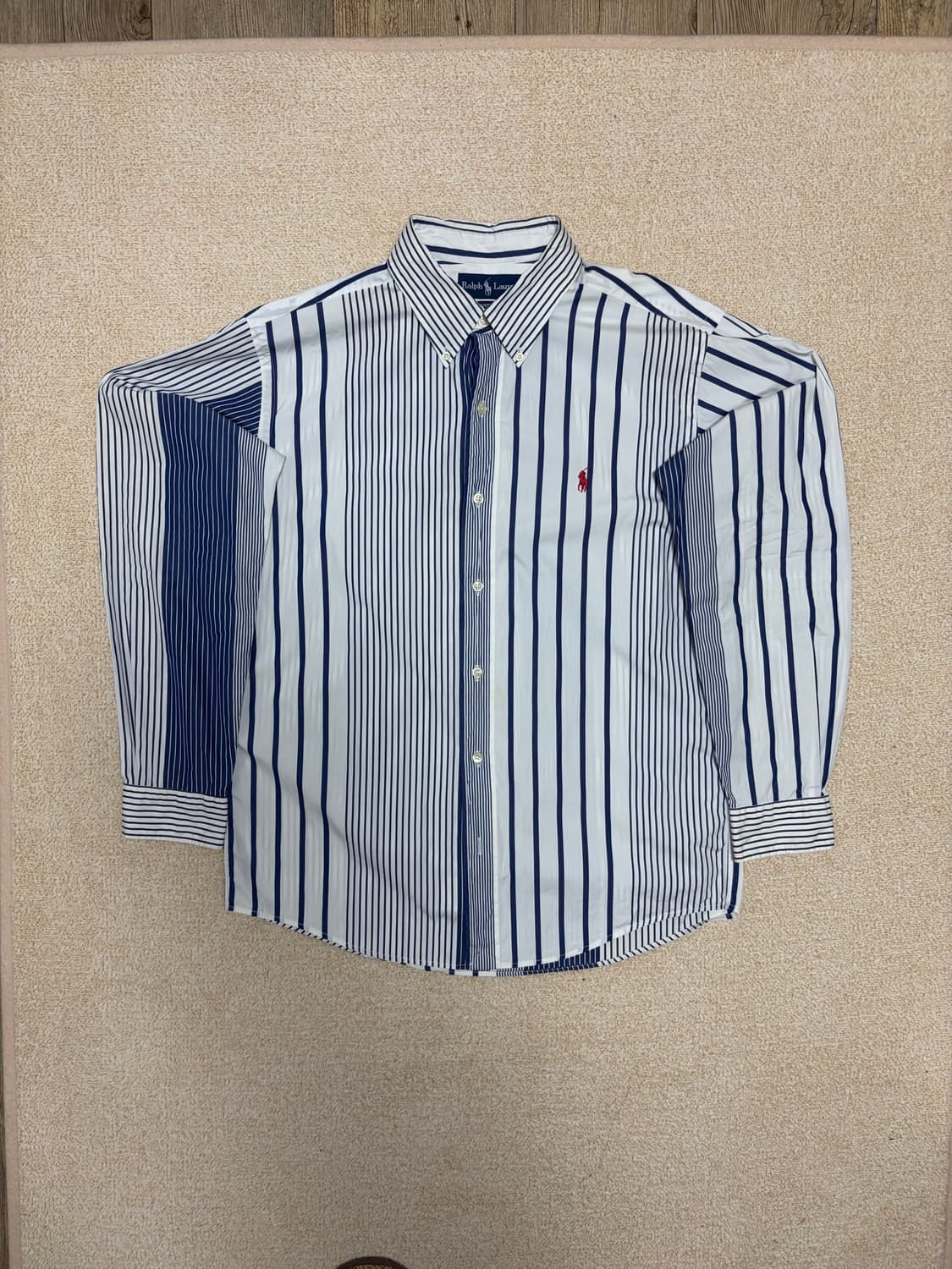 100-105) 폴로 랄프로렌 스트라이프 패턴 포플린 셔츠 상품이미지2