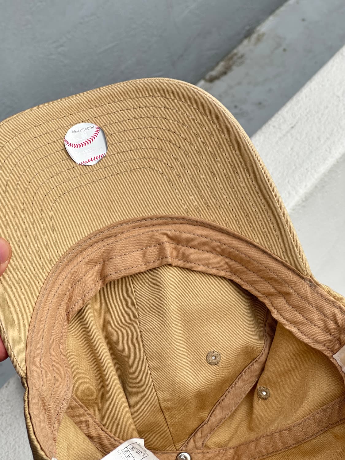 [F] MLB 엠엘비 엘에이 레이커스 골든 베이지 볼캡 모자 상품이미지5