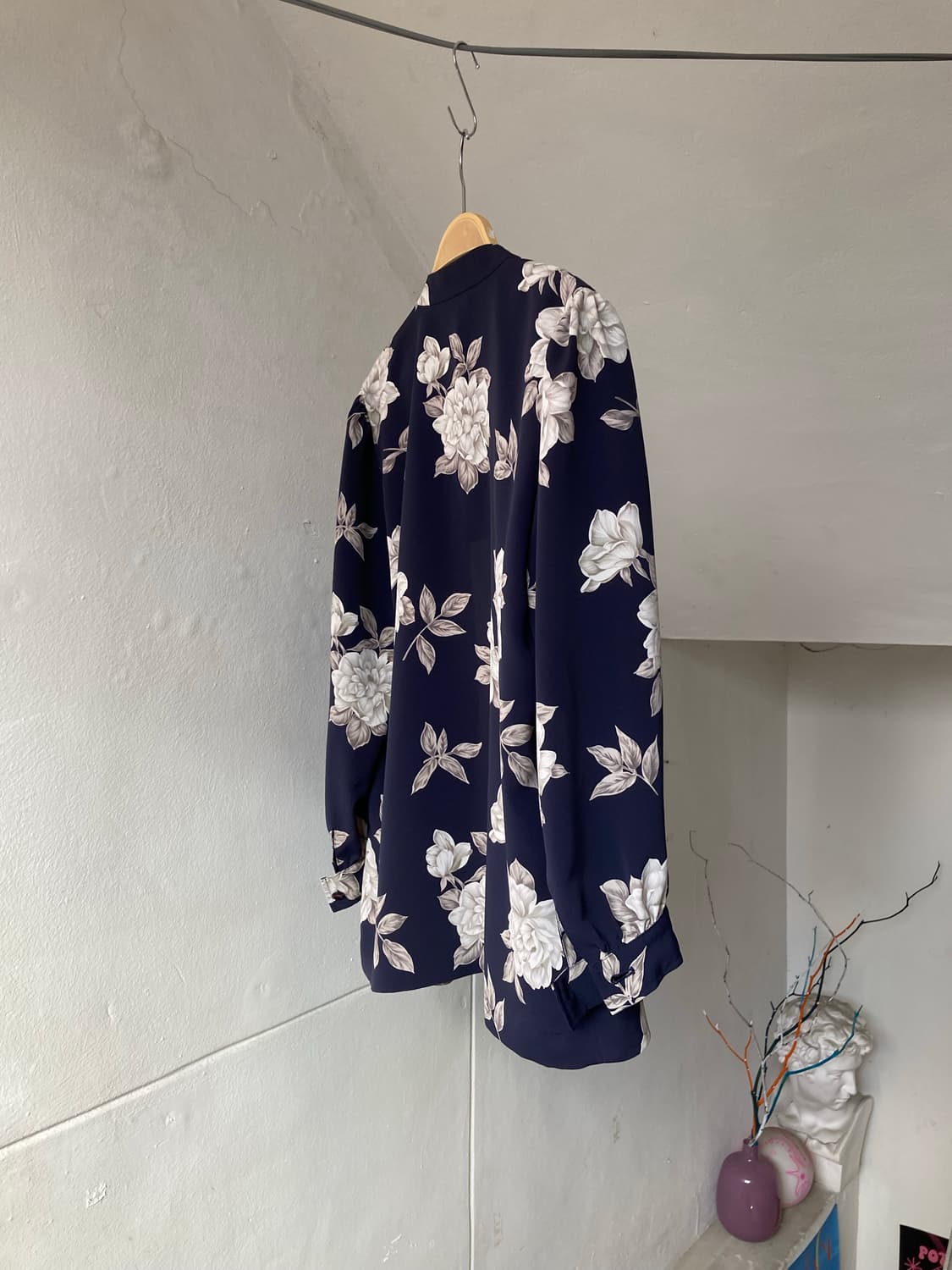 플라워 오버핏 레트로 자켓 상품이미지7