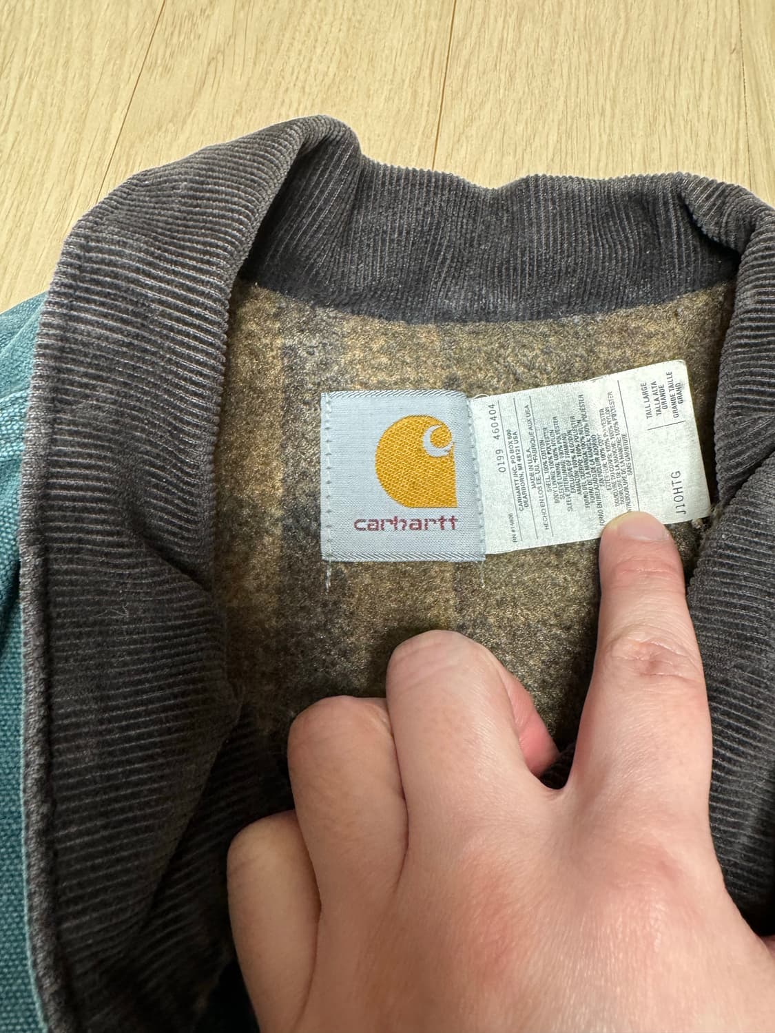 칼하트 트러커 j10 헌터그린 htg large tall 상품이미지4