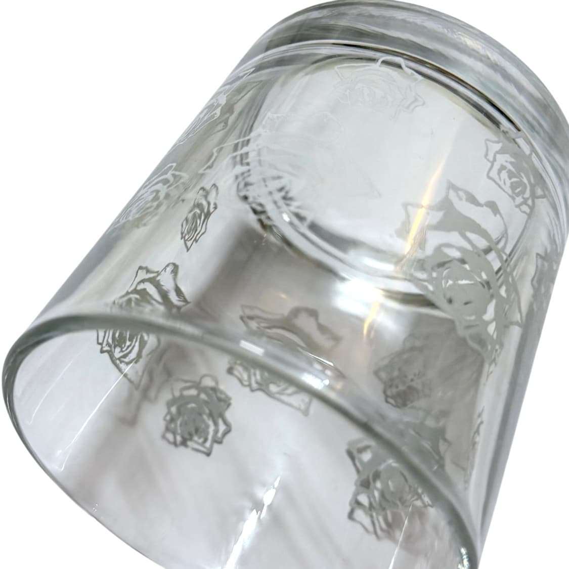 70s 장미 프린트 글라스 컵 상품이미지5