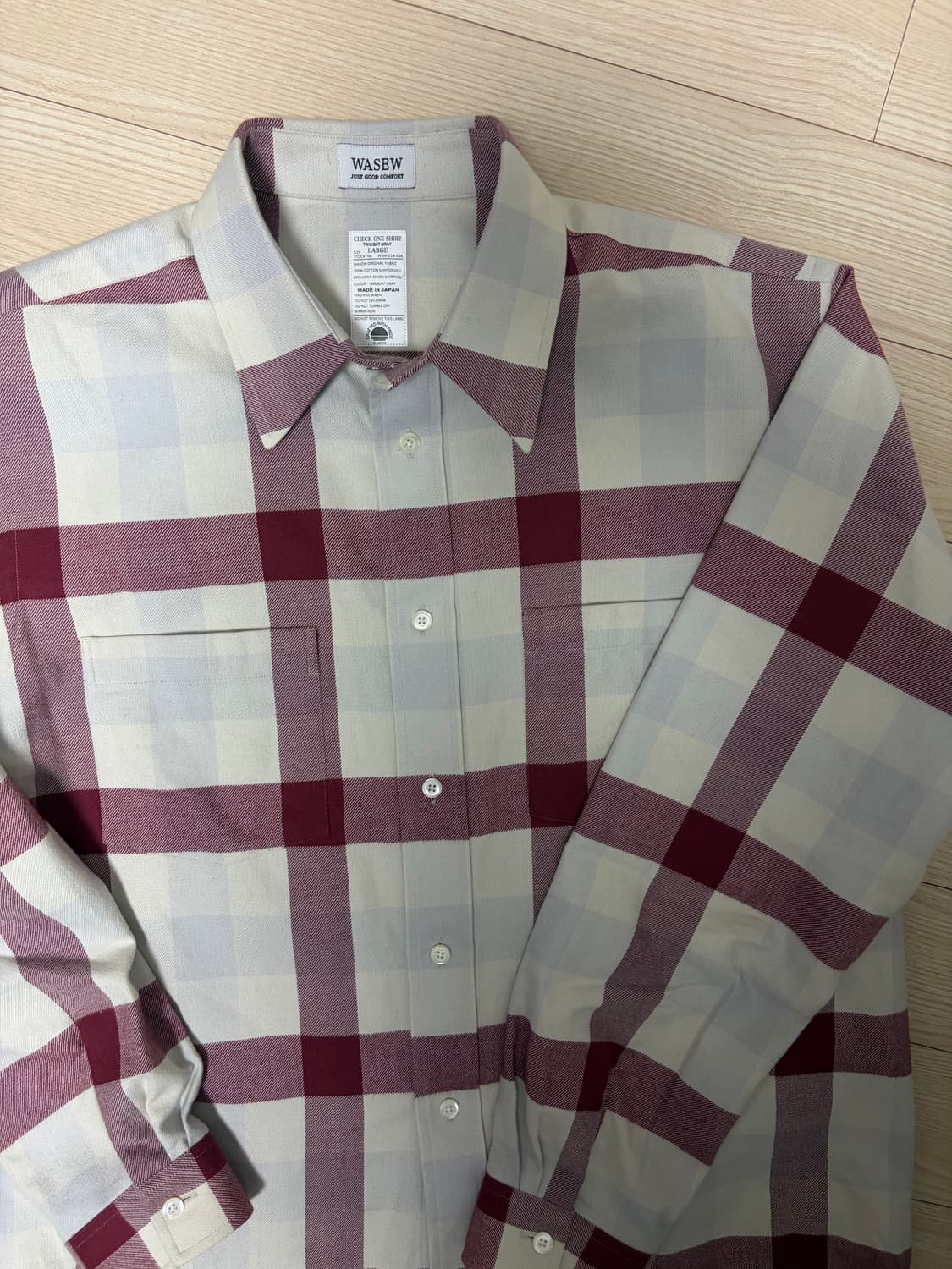 wasew 와쏘 체크셔츠 상품이미지2