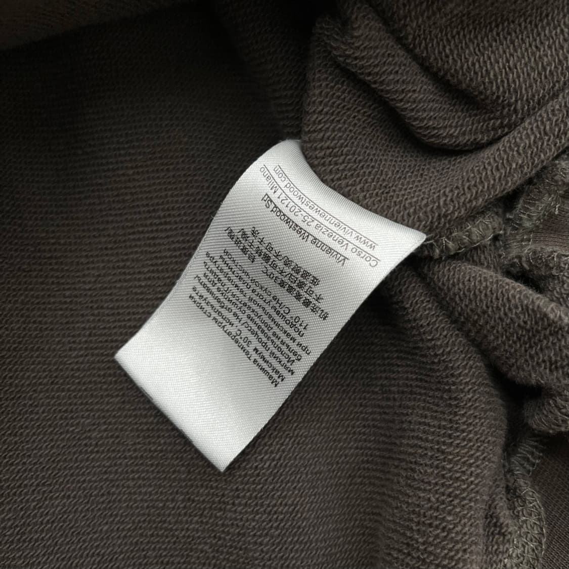 비비안웨스트우드 센터 빅로고 뮤트브라운 후드 상품이미지6