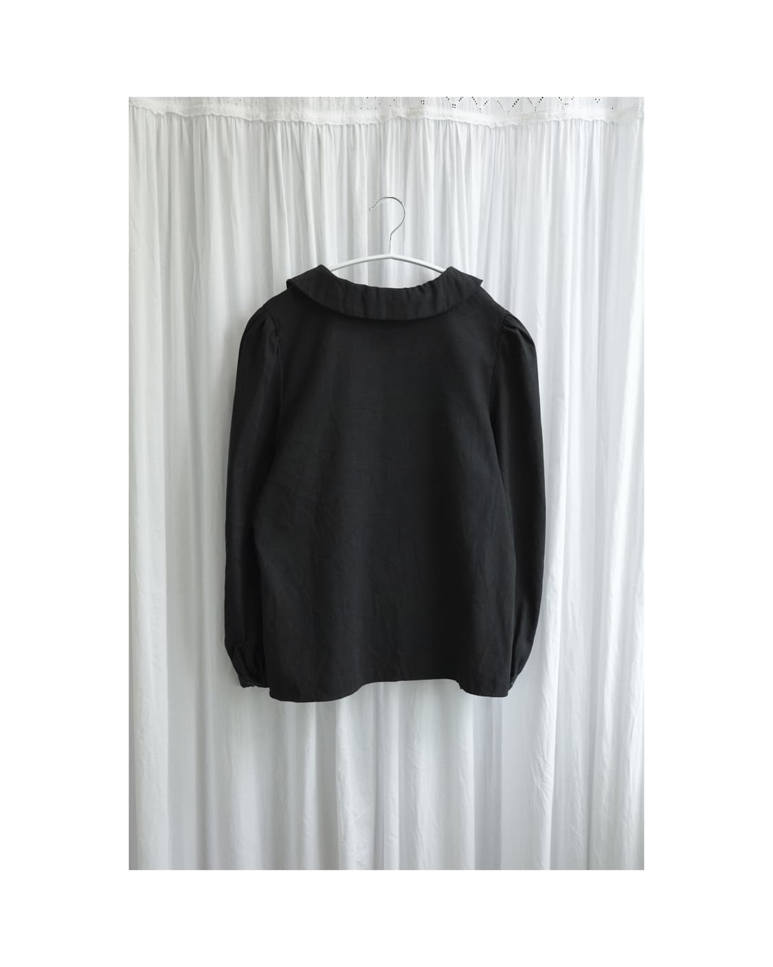 Black button outer blouse 상품이미지2