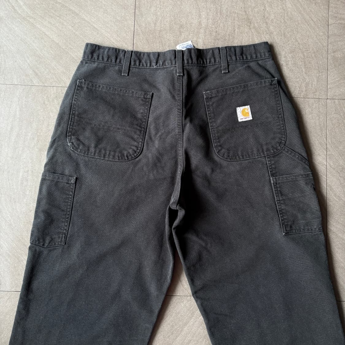 칼하트 정품 오리지널 블랙 싱글니 카펜터 팬츠 상품이미지2
