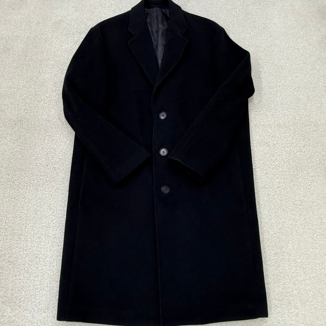 [M] 비바스튜디오 블랙 싱글코트 1226T2 상품이미지1