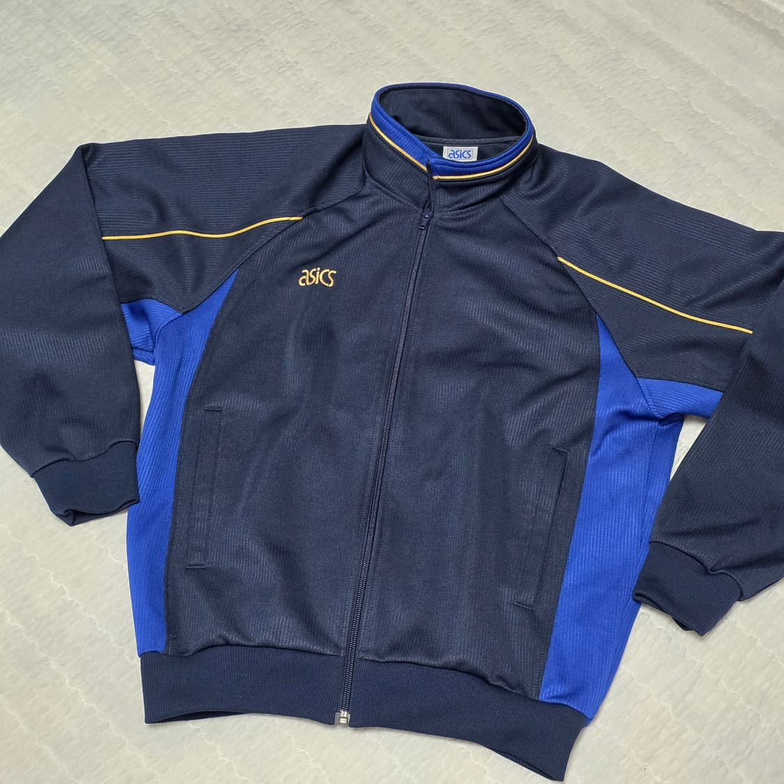 일본빈티지 아식스 올드스쿨 배색 트랙탑 y2k져지 상품이미지1